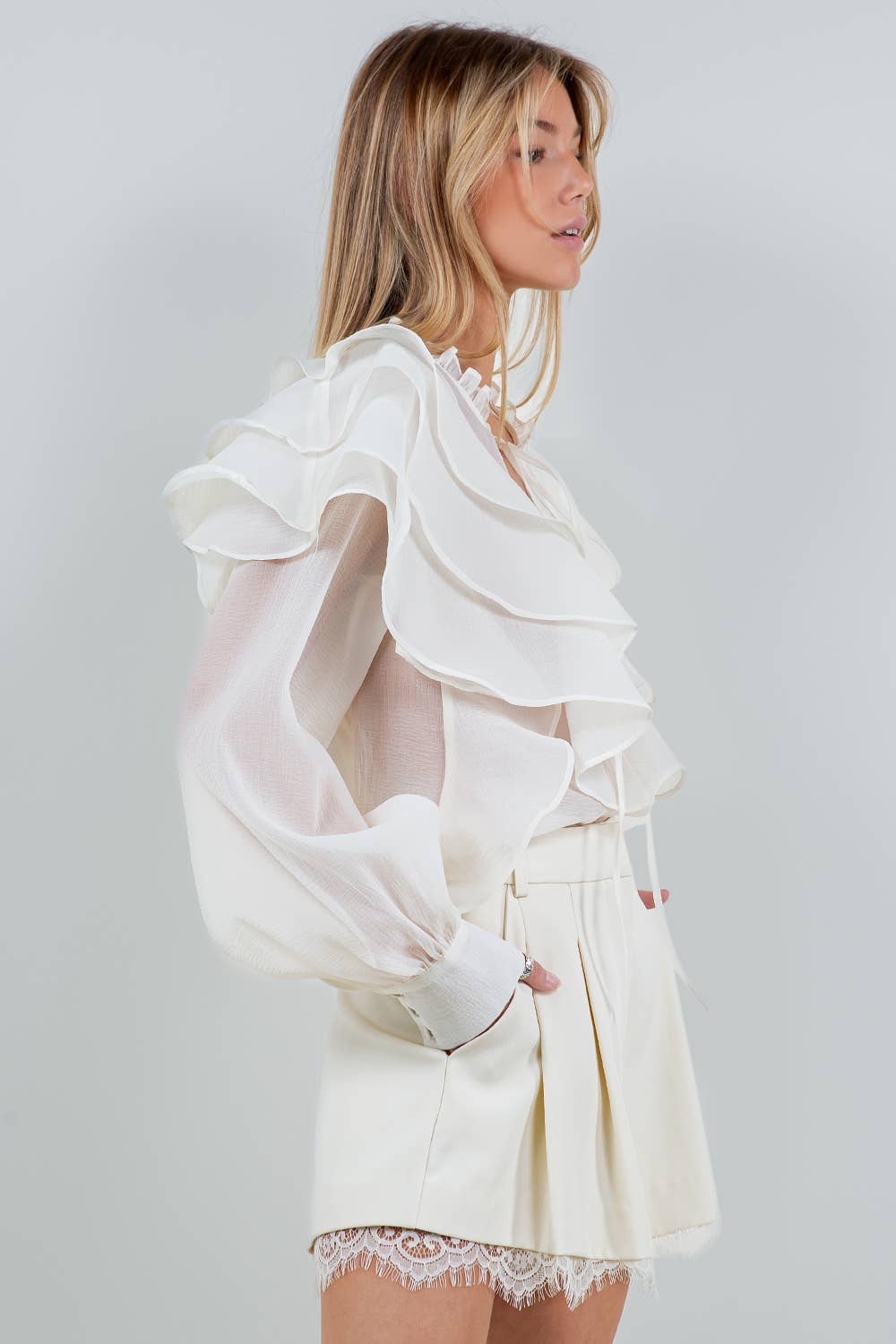 Charlotte Ruffled Blouse