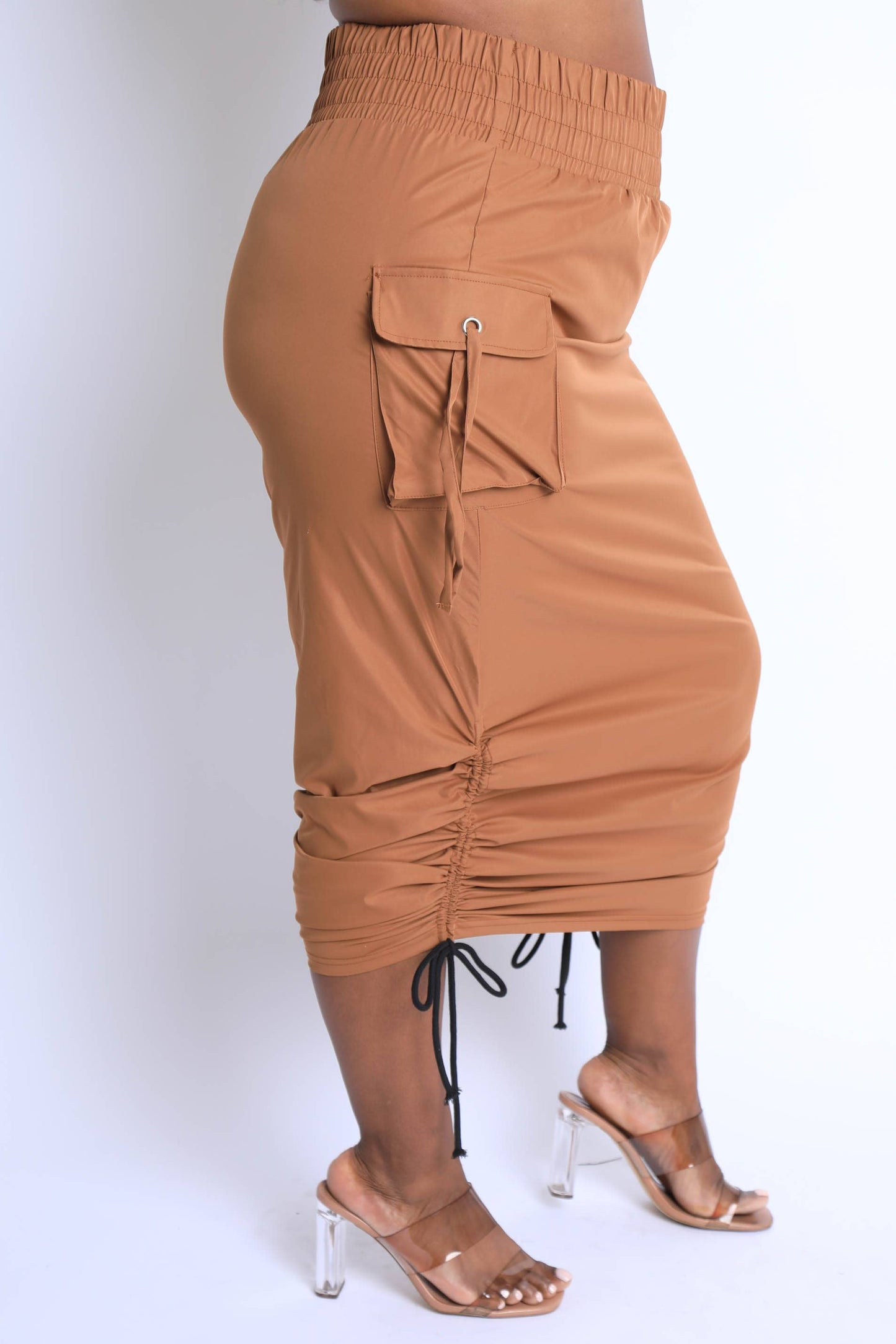 Windbreaker maxi skirt