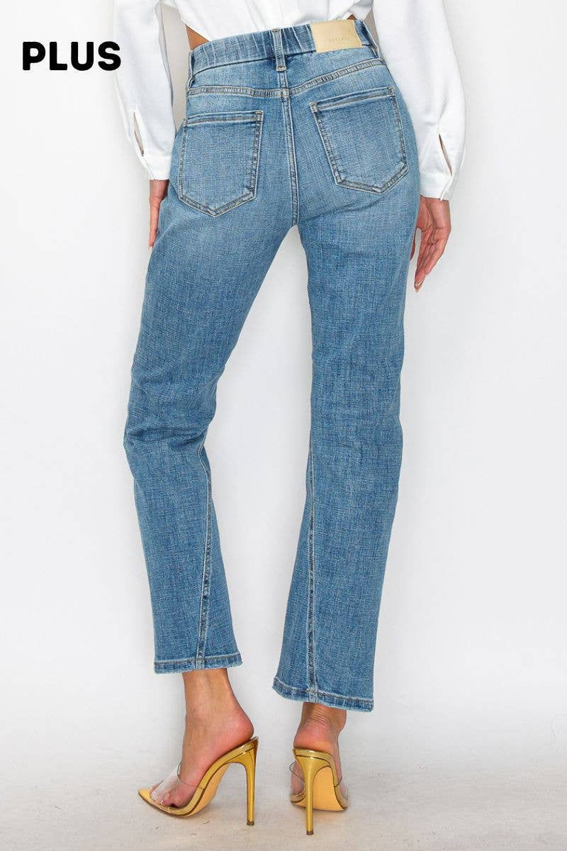 Tummy Control Straight Leg Denim