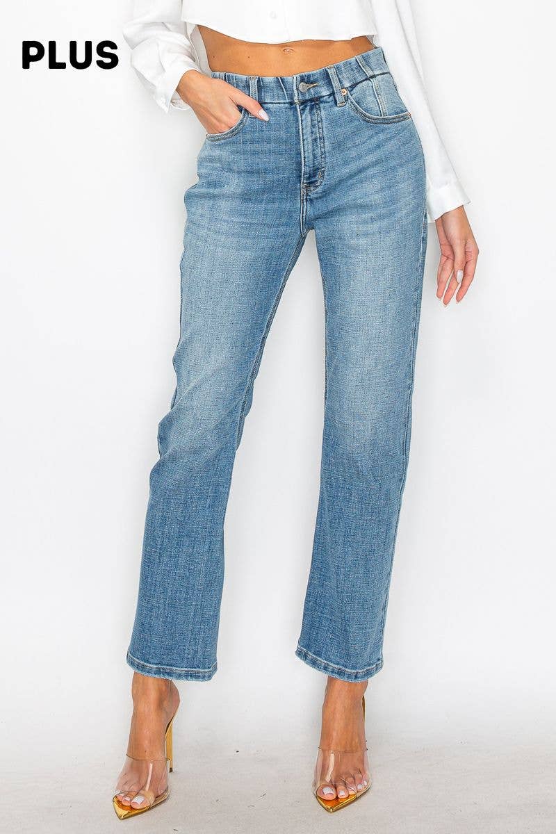 Tummy Control Straight Leg Denim