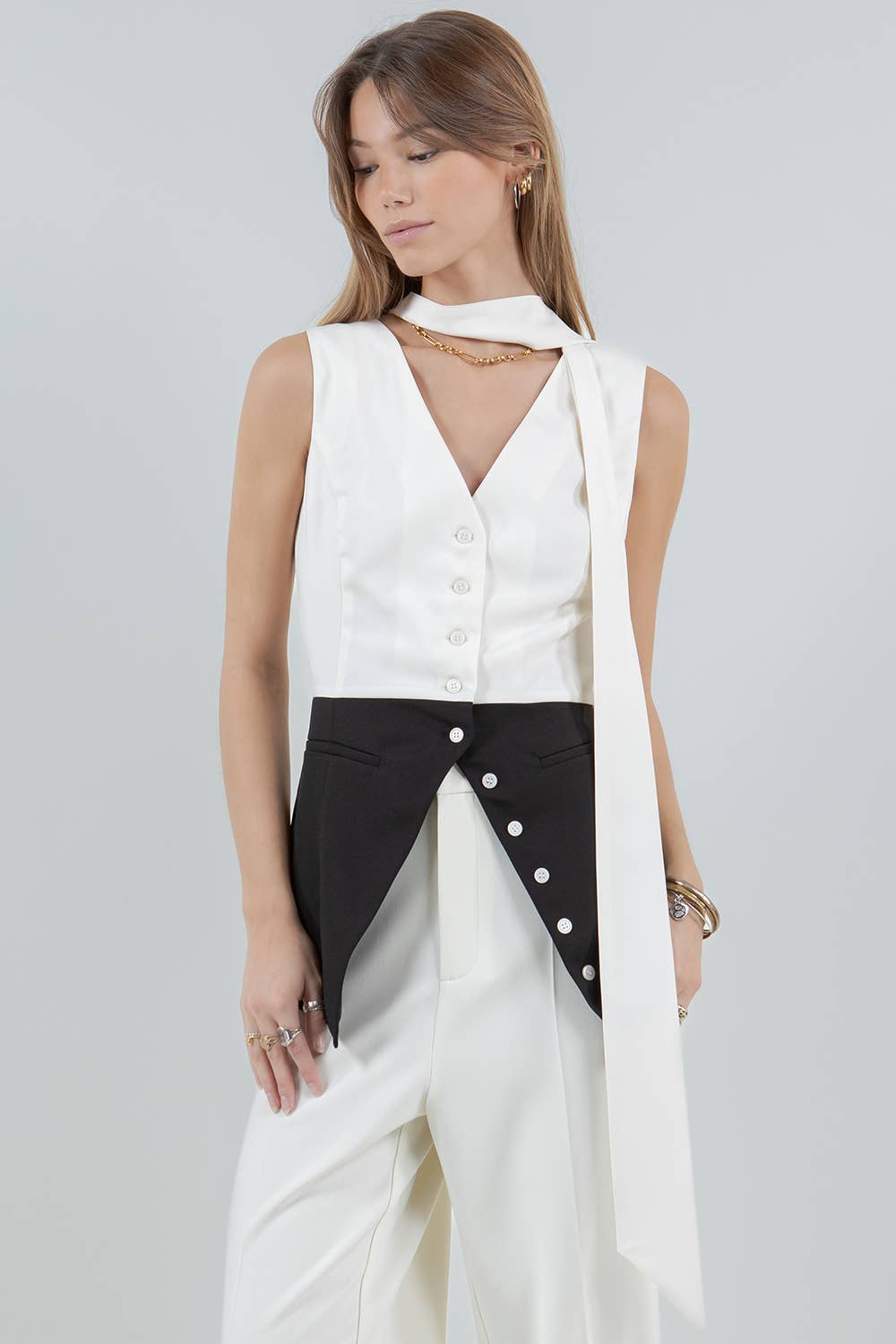 Sasha Button Down