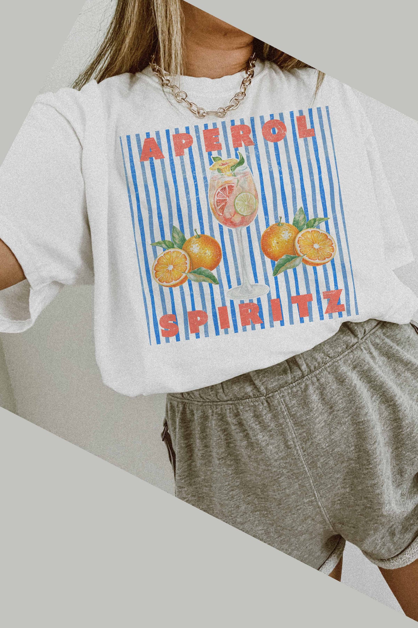 APEROL SPIRITZ OVERSIZED TEE