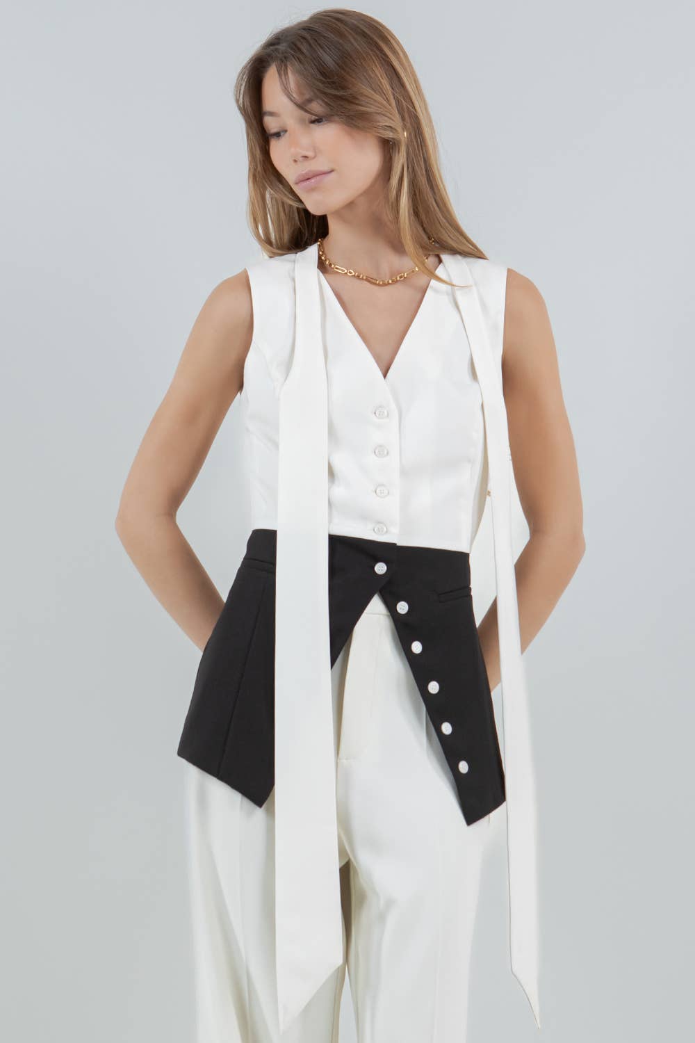 Sasha Button Down