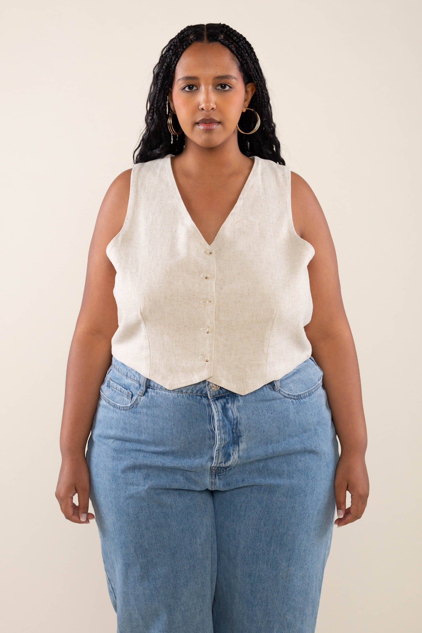 Annie Linen Vest