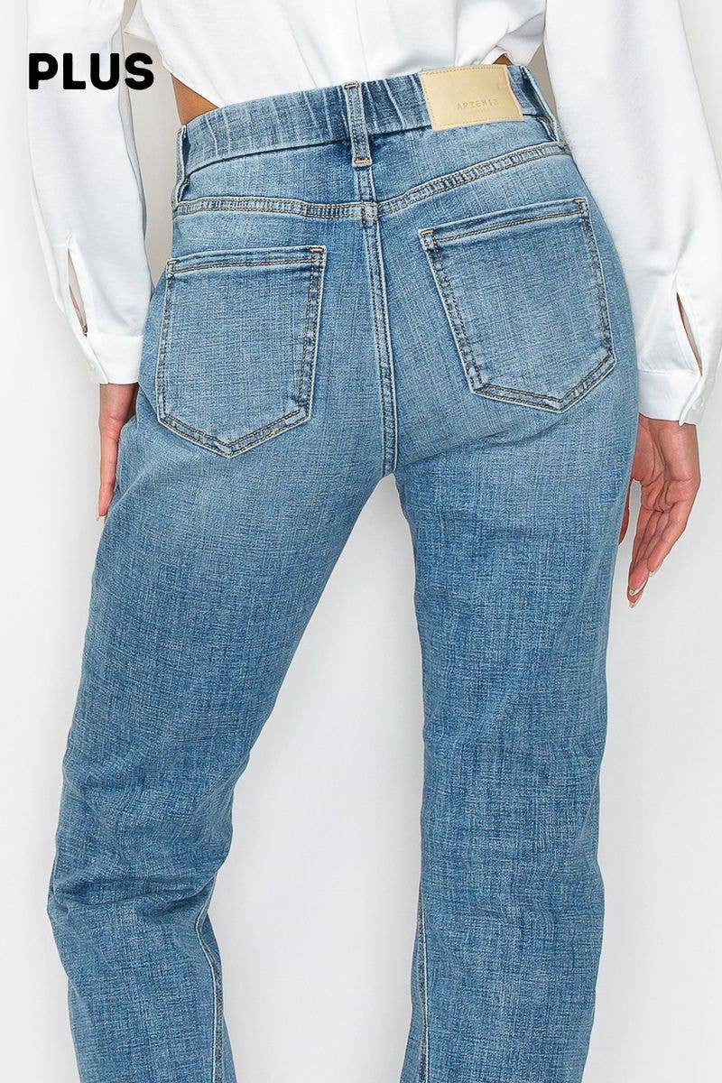 Tummy Control Straight Leg Denim