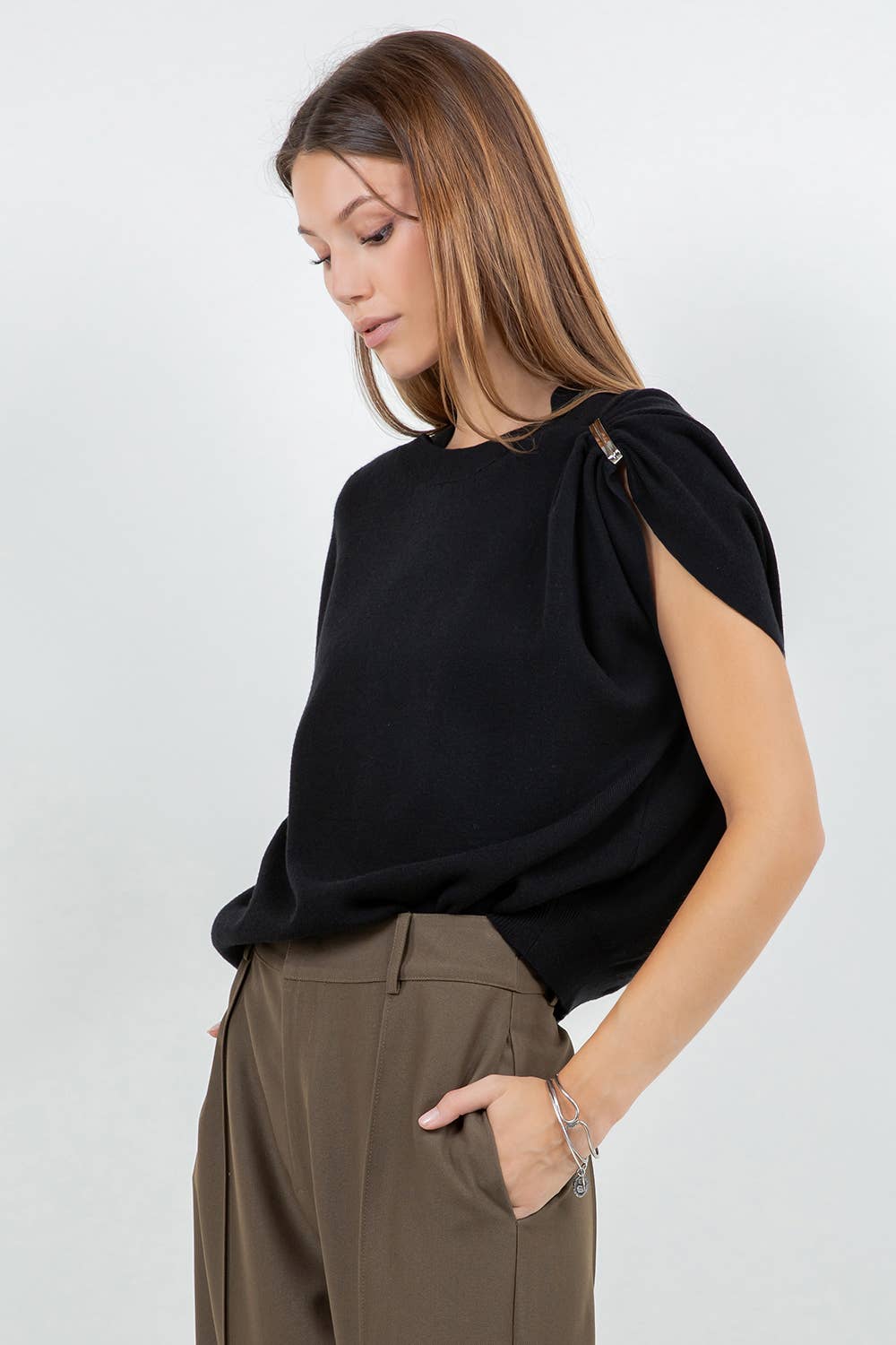 Clara Metal Accent Sweater