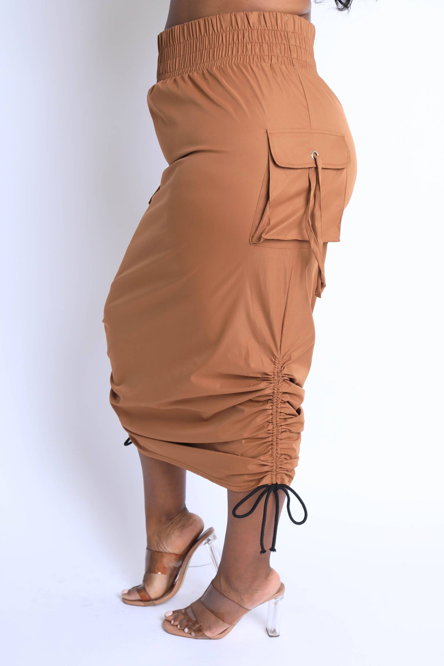 Windbreaker maxi skirt