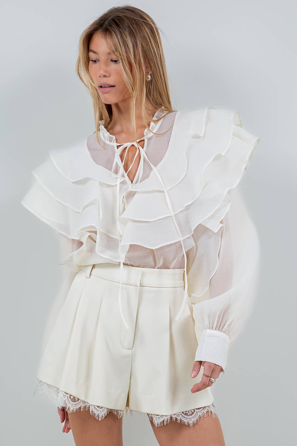 Charlotte Ruffled Blouse