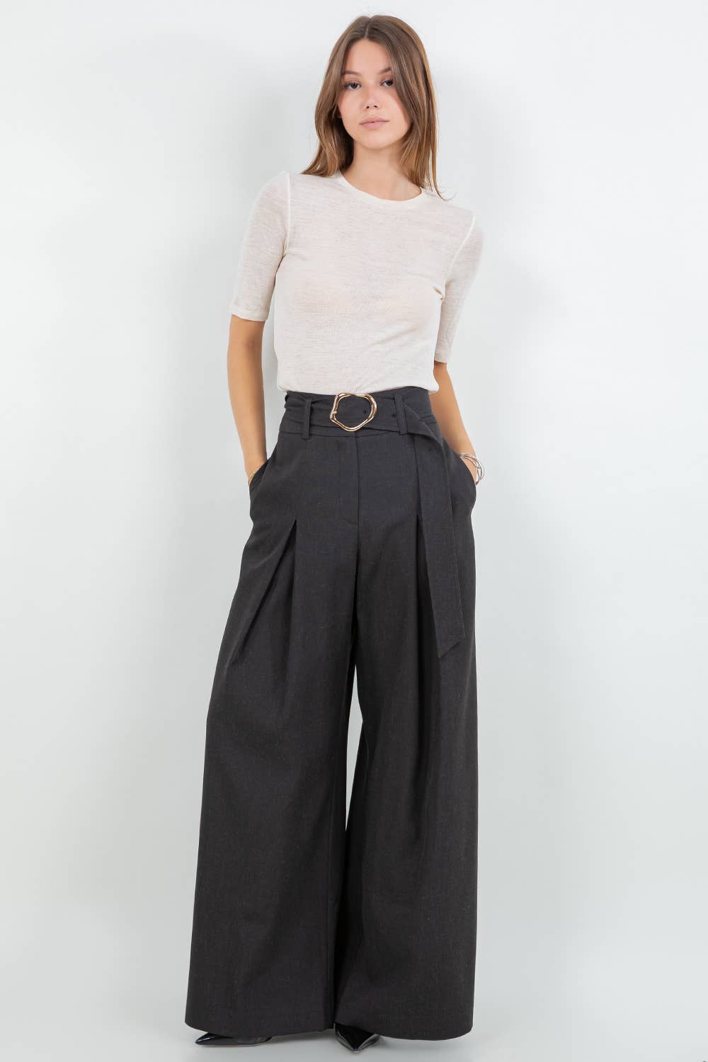 Marie Claire Pleated Trouser
