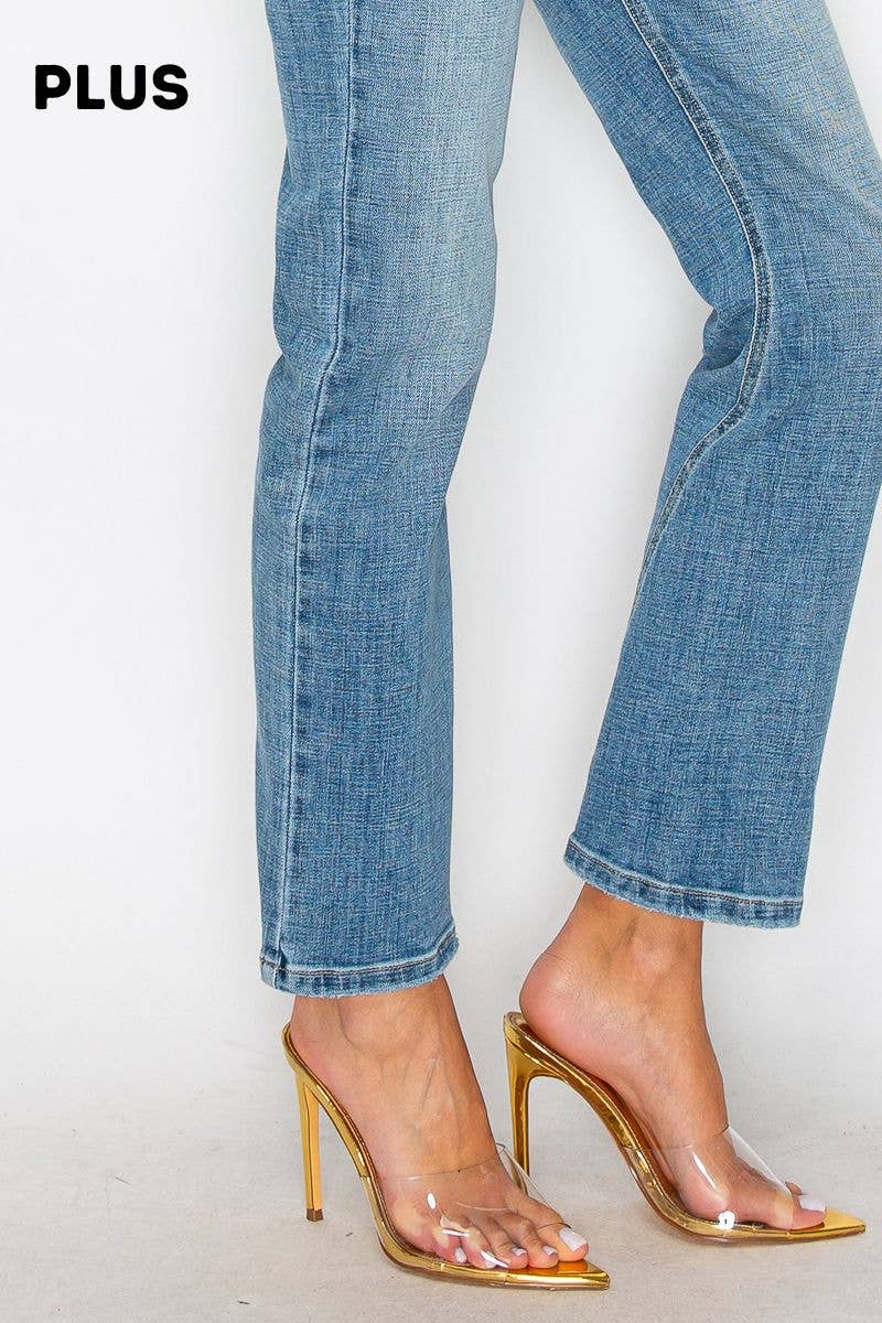 Tummy Control Straight Leg Denim