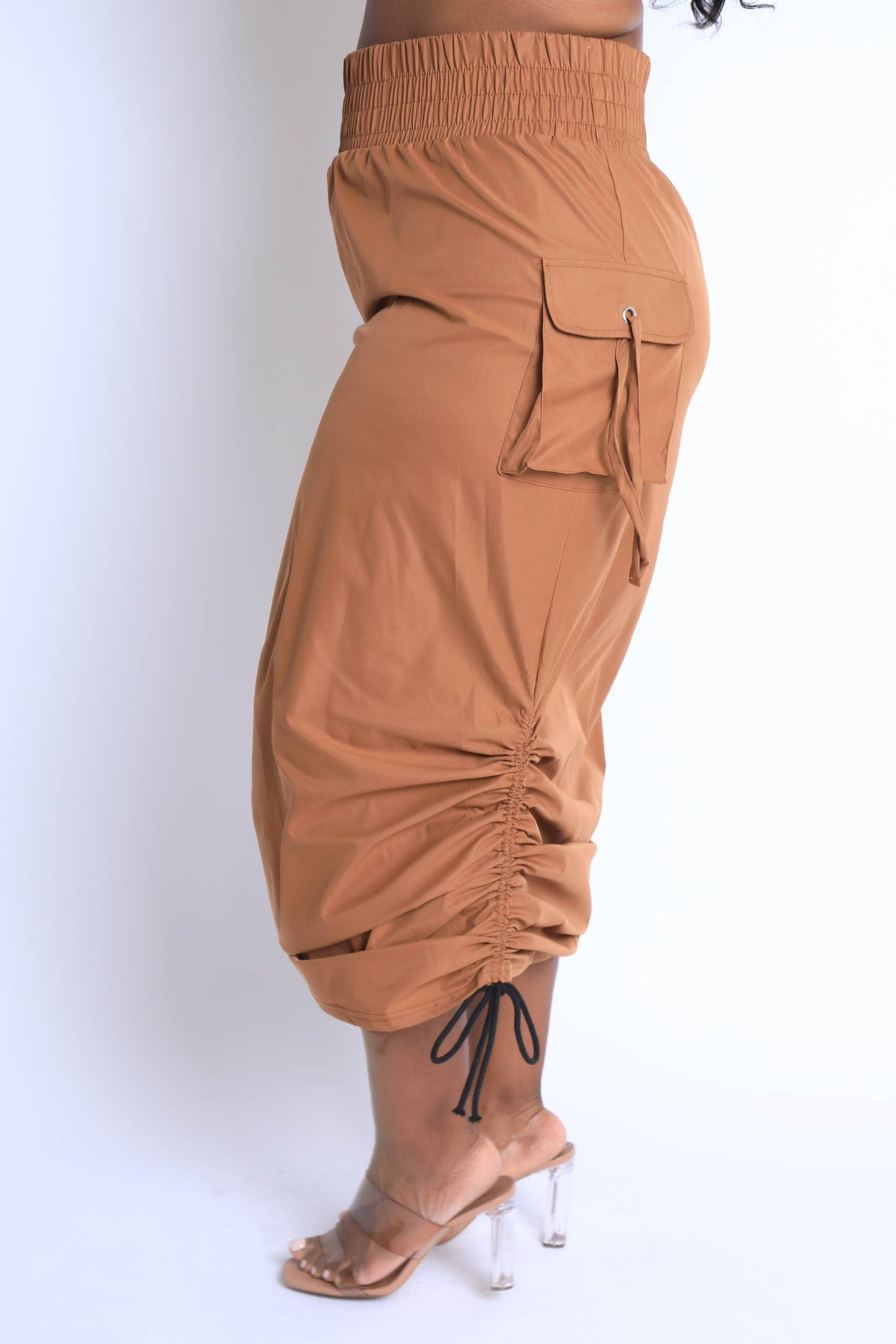 Windbreaker maxi skirt