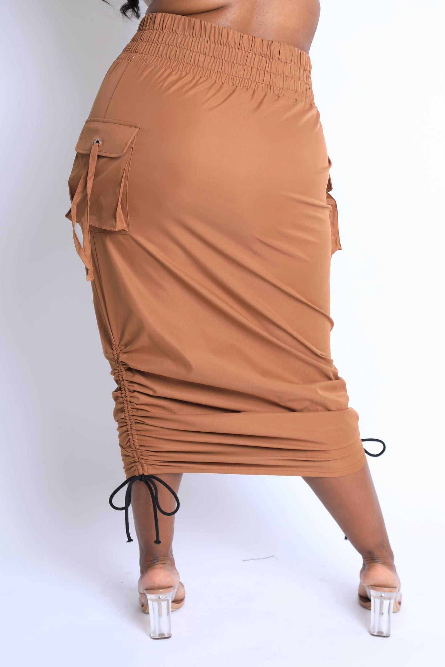 Windbreaker maxi skirt