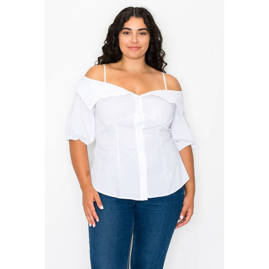 Kate Spaghetti Off Shoulder Top