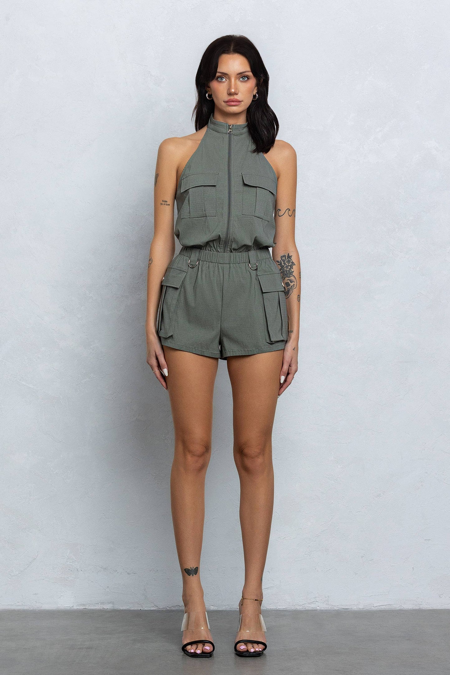 Tori Cargo Romper